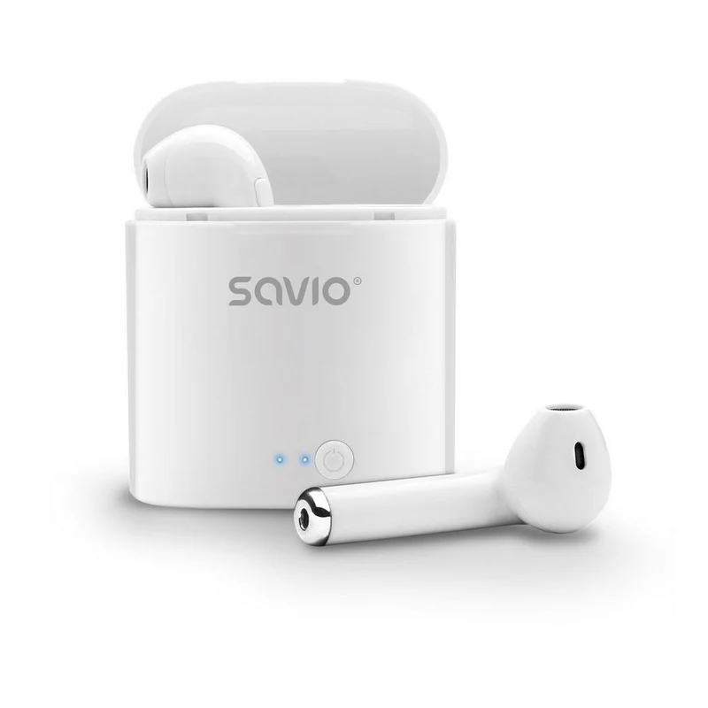 Écouteurs intra-auriculaires Bluetooth Savio TWS-01 Blanc