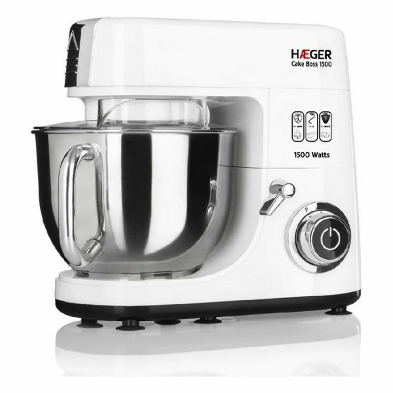 Mixeur-Pétrin avec Bol Haeger BL-15B.012A 1500 W 1500 W
