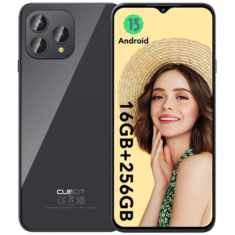 Smartphone Cubot P80 8 Go RAM 6,6" Noir 256 Go