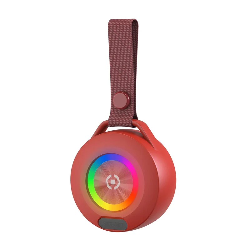 Enceintes portables Bluetooth Celly LIGHTBEATRD Rouge