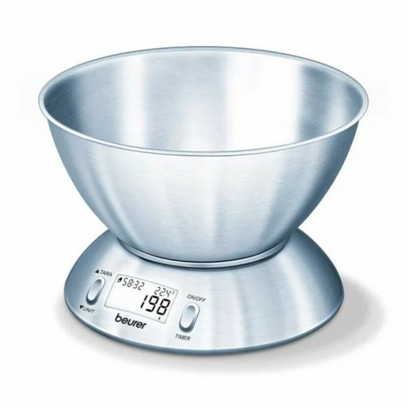 Balance de cuisine Beurer 708.40 Noir Argent Acier