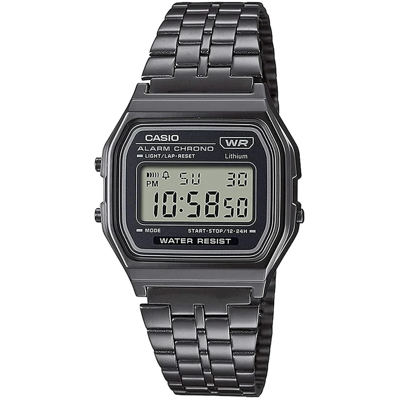Montre Unisexe Casio A158WETB-1AEF Vintage Gris Multifonction
