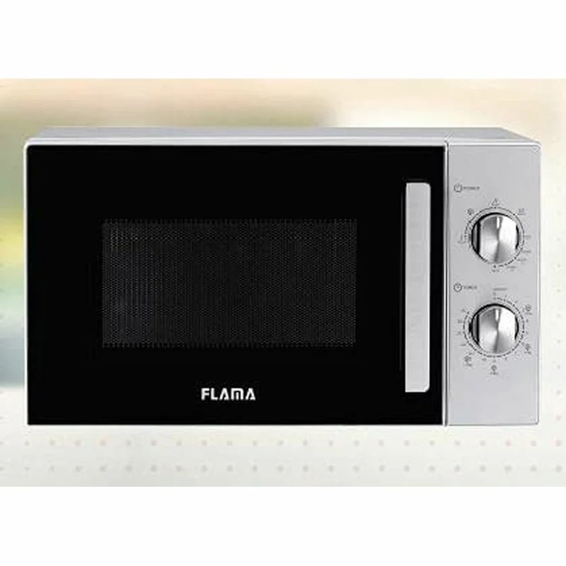 Micro-ondes avec grill Flama 1803FL 700W 20 L Silver Steel 700 W 20 L
