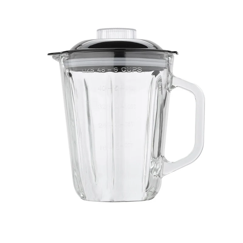 Verre en cristal EDM 00653 07678 Remplacement du mélangeur à tasse de 1,5 L