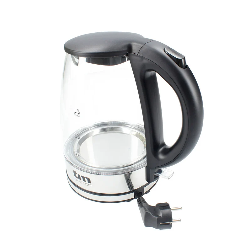 Bouilloire TM Electron 1,7 L Verre Borosilicate Cristal
