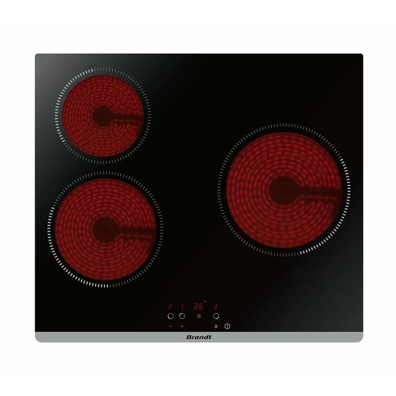 Table de cuisson vitrocéramique Brandt BPV6320B 60 cm