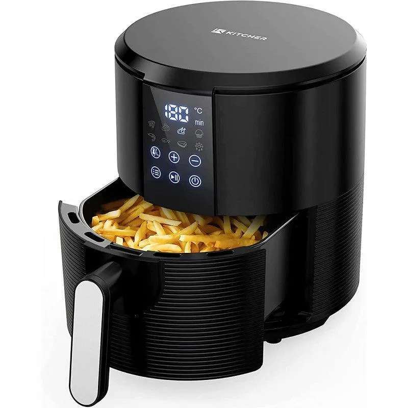 Costway KAF3003 Digital Air Fryer | 3.5QT | 8 Presets | 1200W | LED Display | 120V