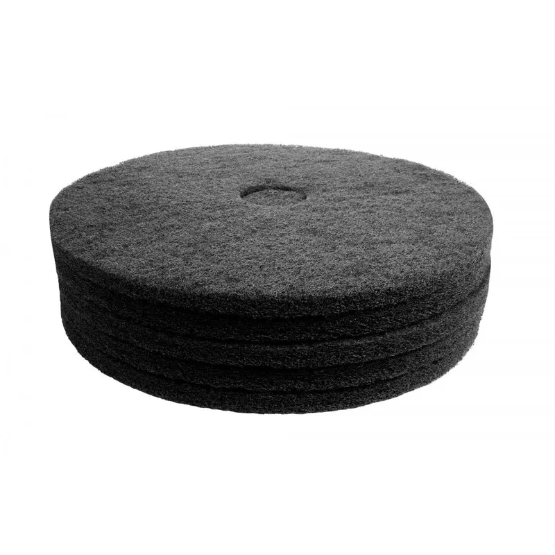 Tampons pour polisseuse à plancher - pour décaper - 20" (50,8 cm) - noir - boîte de 5 - Norton