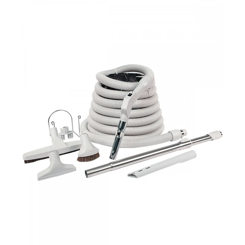Ensemble pour aspirateur central - 30' à 50' - Pistolet ou Pompe à essence - Universel - interrupteur