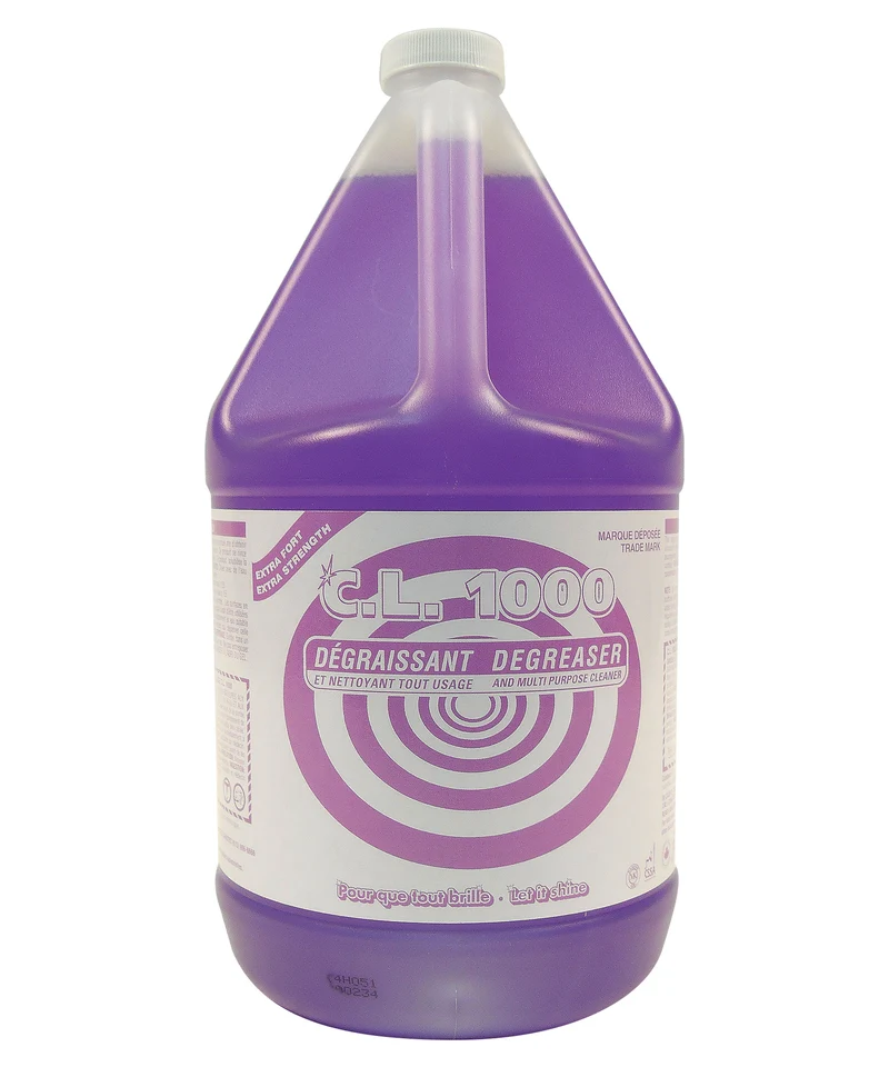 Dégraisseur / dégraissant et nettoyant tout usage concentré extra-fort - 4 L (1,06 gal) - C.L. 1000 CLXF-GN4