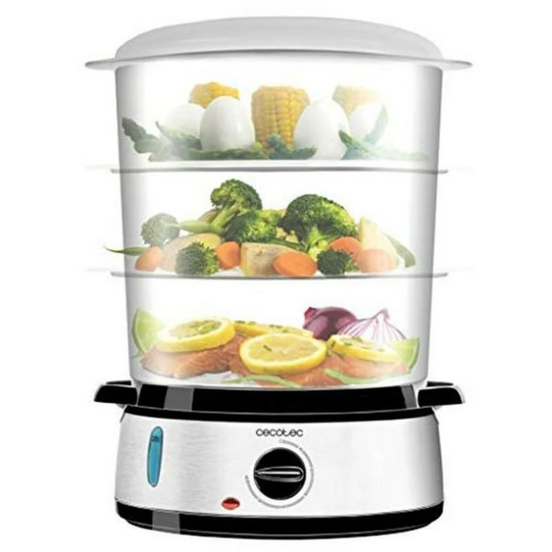 Cuiseur Vapeur Cecotec Vapovita 3000 800W 9 L Gris Inox 800 W