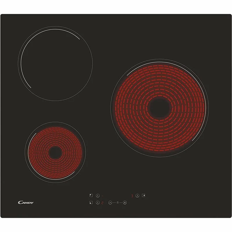 Table de cuisson vitrocéramique Candy CH63CC/4U2 5500 W 60 cm