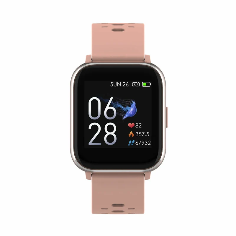Montre connectée Denver Electronics SW162 ROSE rose noir argent