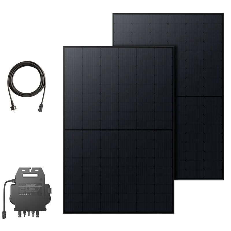 Anker SOLIX panneaux solaires 440W x 2 + Micro-onduleur MI80