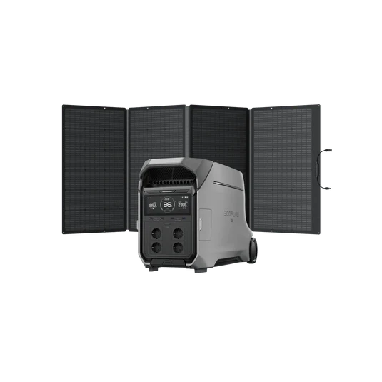 EcoFlow DELTA Pro 3 Station Electrique + Panneau solaire portable 400W