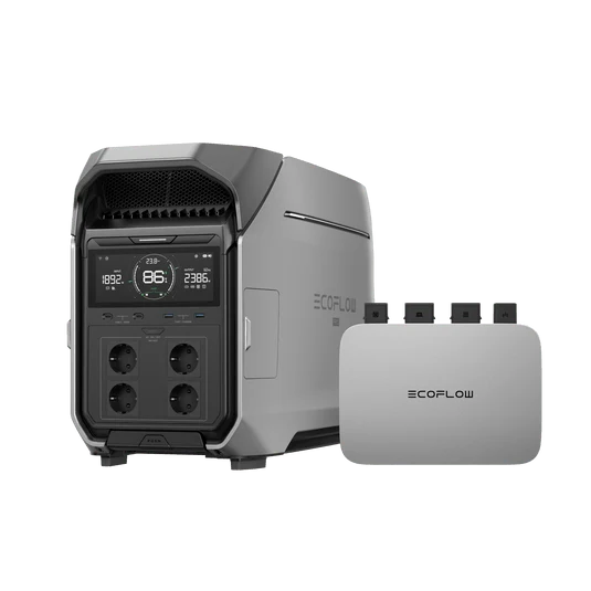 EcoFlow DELTA Pro 3 Station Electrique + Micro-onduleur PowerStream 800W