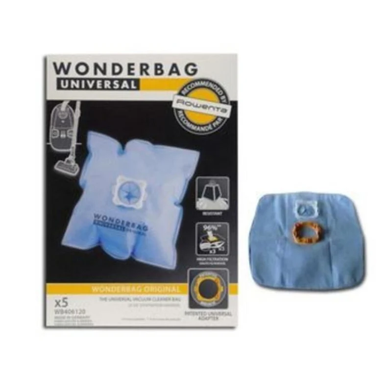 Sac de remplacement universel pour aspirateur Rowenta WB406120 6 L (5 uds)