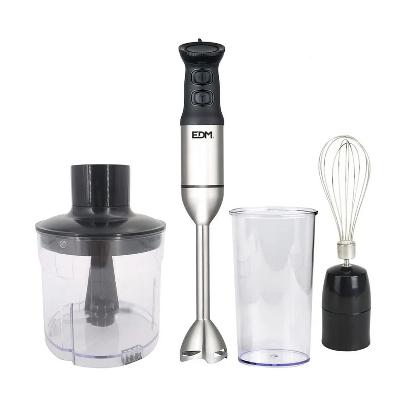 Mixeur plongeant EDM 07648 Noir Argent