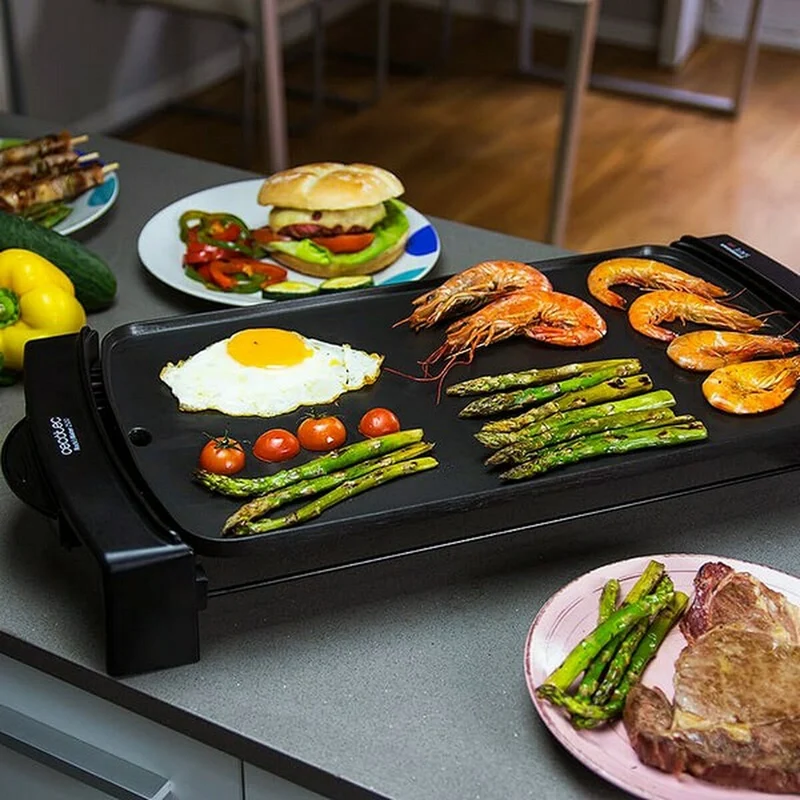 Plaque chauffante grill Cecotec Rock & Water 2500 2150W noir