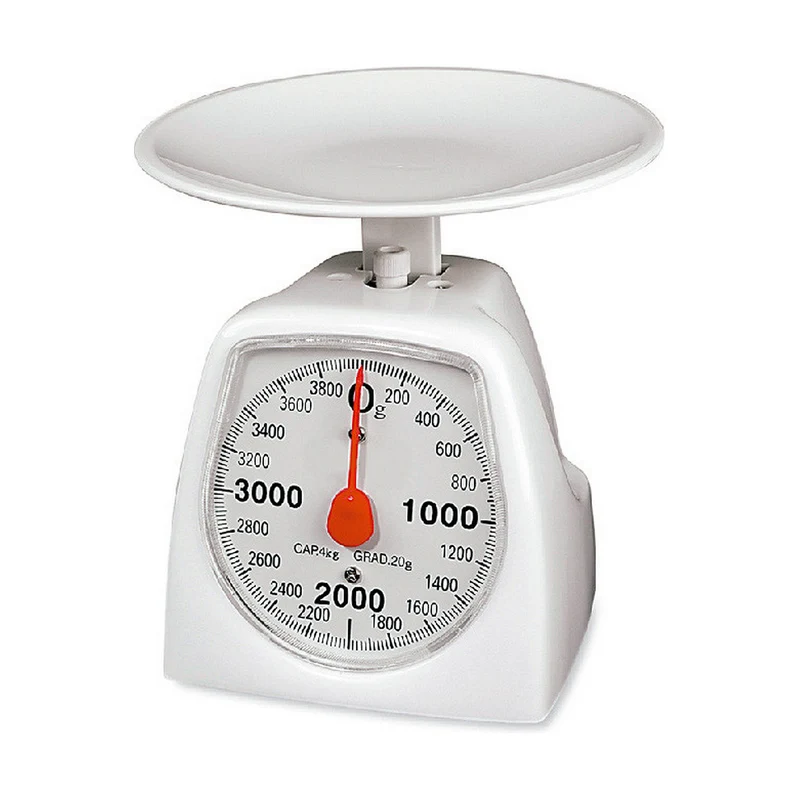 balance de cuisine rétro EDM 07621 Blanc 4 Kg