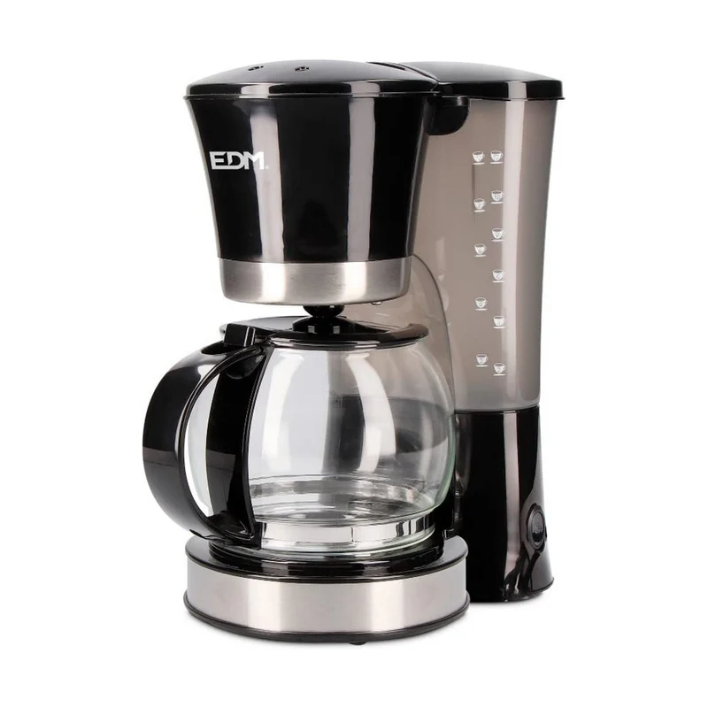 Machine à café filtre EDM 07652 Noir 800 W 12 tasses