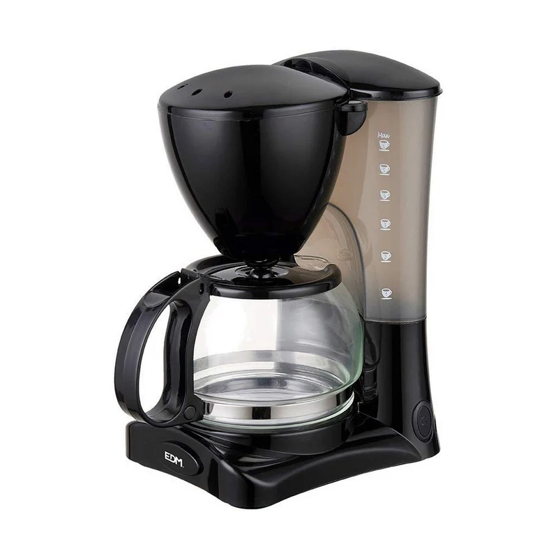 Cafetière filtre EDM 07653 Noir 550 W 6 tasses 0,6 L