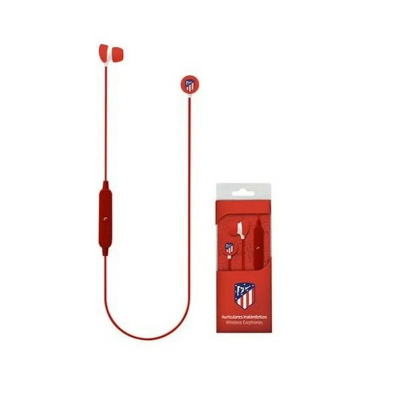 Casque Sport Bluetooth avec Microphone Atlético Madrid Rouge