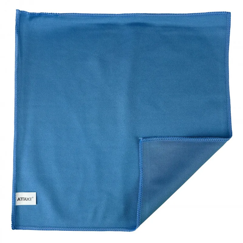 Chiffon microfibre vitres et miroirs 14"x14" – Bleu (sans trace)