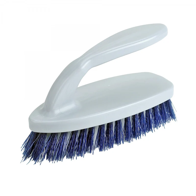 Brosse à récurer ergonomique 6" – Poignée fermée (joints, tuiles, douche)