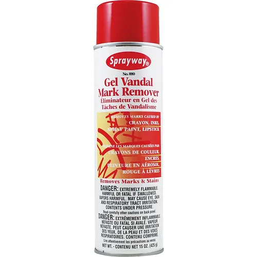 Sprayway – Éliminateur de graffiti et taches de vandalisme en gel 15 oz