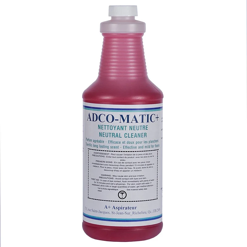 Adco-Matic – Nettoyant à plancher neutre concentré (946 ml ou 4L)