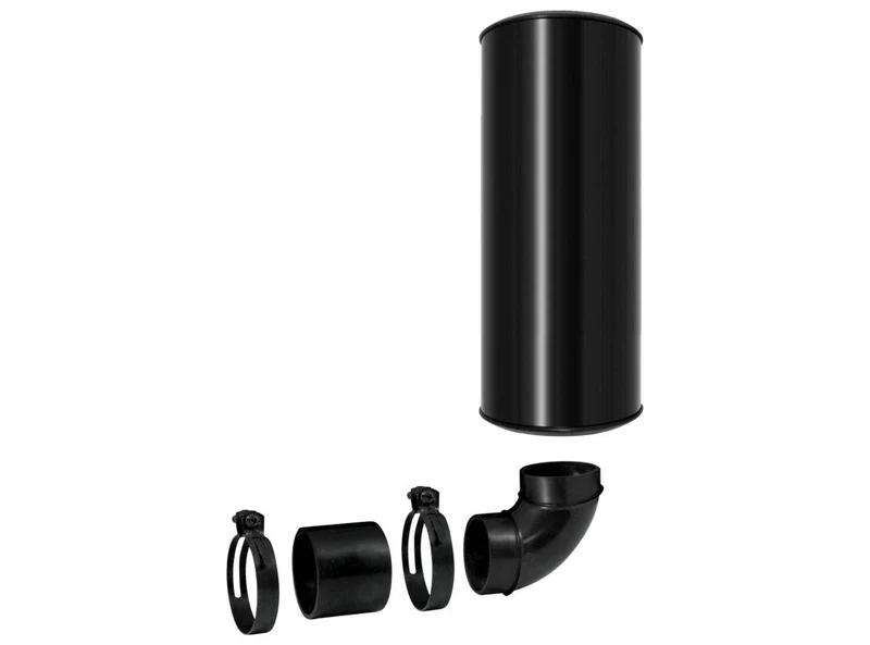 CycloVac – Ensemble silencieux noir complet pour aspirateur central