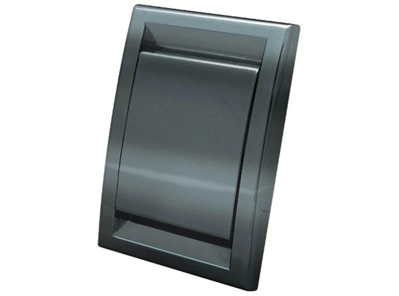 DecoVac – Plaque murale métallique pour aspirateur central – 5 finitions