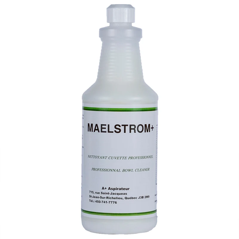 Nettoyant à toilette Maelstrom à acide fort – 946 ml et 4 L – Résidentiel, commercial et industriel