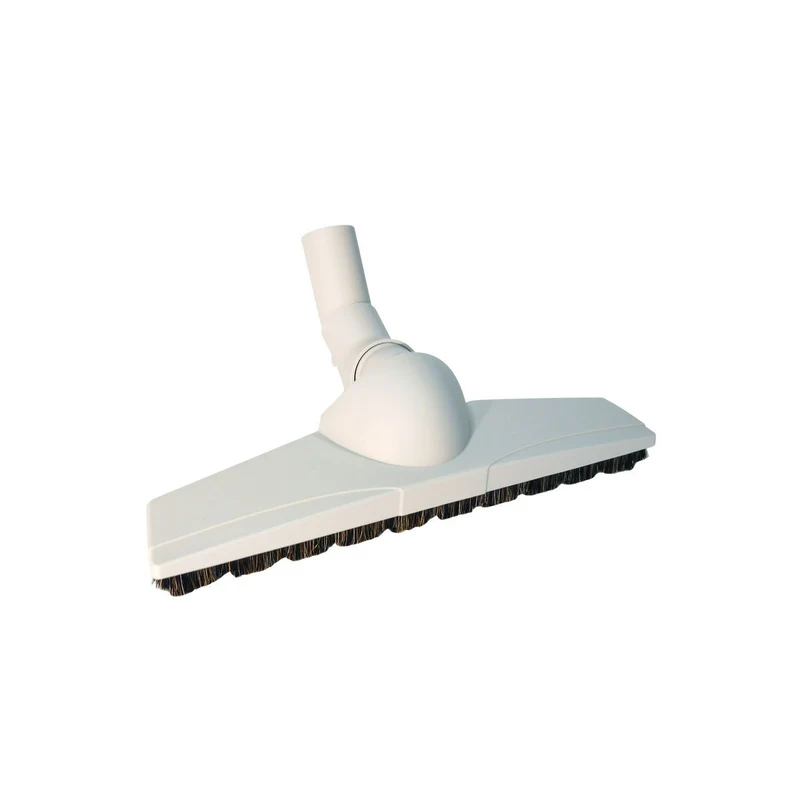 Brosse à plancher double pivot 13" (33 cm) pour aspirateur central – Connexion 1"1/4 – Crin souple – Garantie 1 an