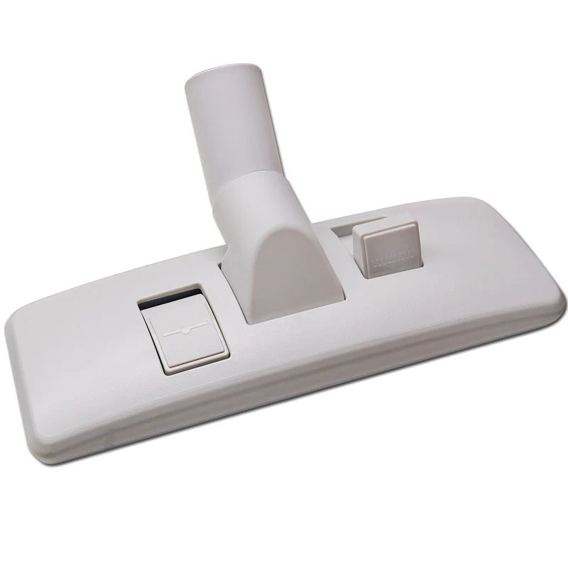 Brosse combinée tapis et plancher pour aspirateur central – 11" – Connexion 1"1/4 – Bordure caoutchouc