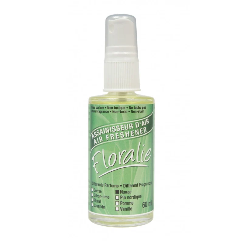 Désodorisants concentré Floralie Nuage 60 ml – Longue durée – Petits espaces et traitement ciblé