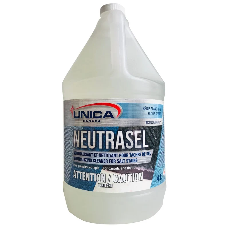 Neutralisant à plancher Neutrasel UNICA 4 L – Résidus alcalins, sel et calcium – Biodégradable