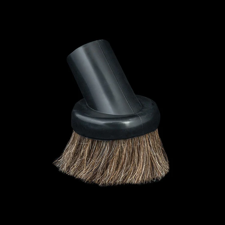 Brosse à époussetér à soies naturelles pour aspirateur central – Connexion 1"1/4 – Meubles et moulures