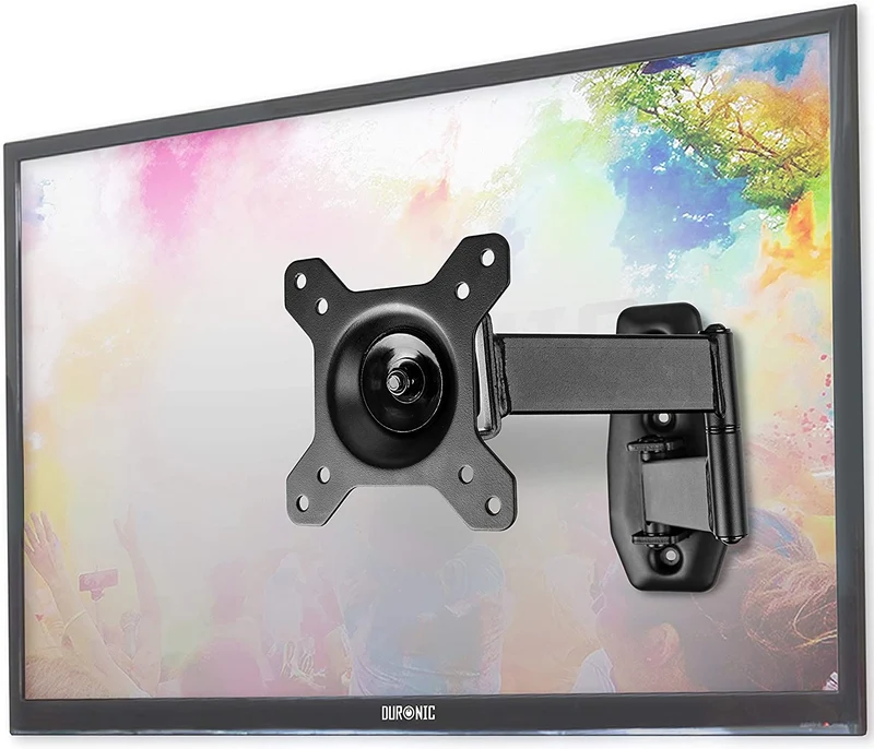 Duronic TVB1120 Support TV Mural pour écran de télévision de 13 à 30 Pouces ou 33 à 76 cm VESA 75 x 100 mm avec Bras articulé Charge maximale de 18 kg
