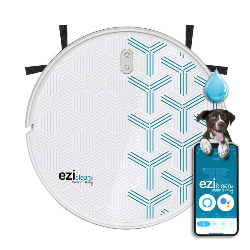 Robot aspirateur laveur connecté EZIclean Aqua Xpert ANIMAL S250