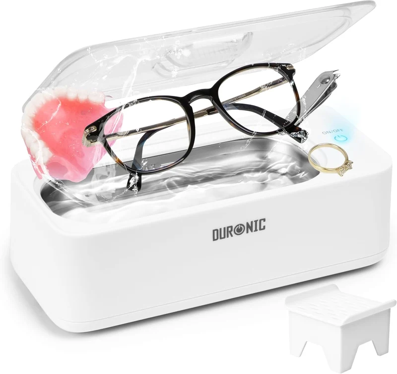 Duronic UC30 Nettoyeur ultrasonique 18W Nettoyage à ultrasons bijoux lunettes bagues bracelets montres alliances couverts pièces mécaniques clefs brosses matériel médical dentaire scalpel
