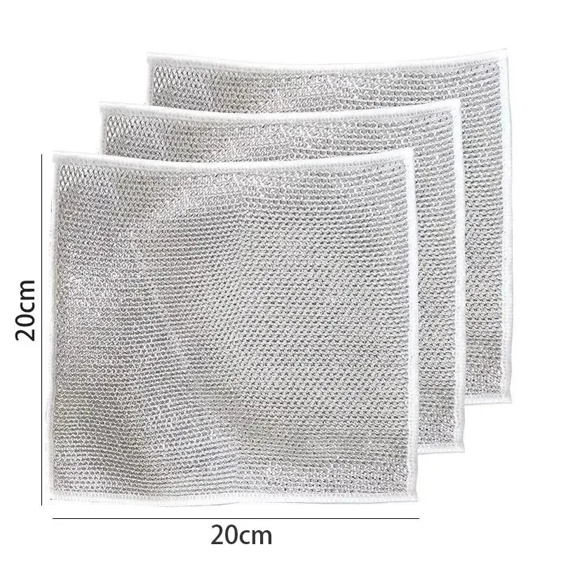 Multipurpose Wire Microfiber Dishcloth – Non-Scratch