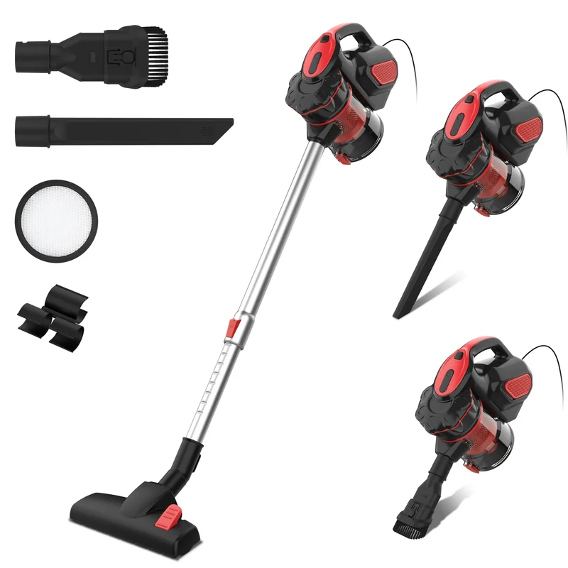 INSE I5 Corded Vacuum Cleaners 600W Motor 18Kpa Powerful Suction 2-in-1 Handheld Stick Vaccum for Home Pet Hair Carpets Cleaning