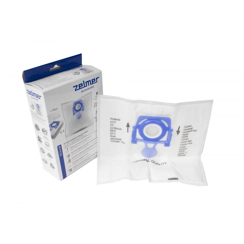 Sacs pour aspirateur Zelmer 150 – 4 sacs + 1 filtre