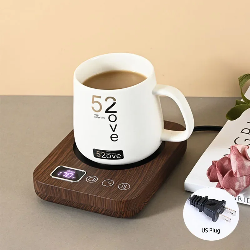 Coffee Mug Warmer – 3 Temperature Settings, Auto Shut-Off, Electric Beverage Heating Plate | Desk & Office