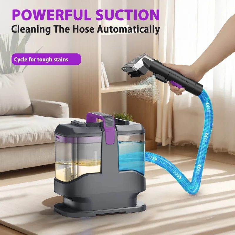 C9 Spot Vacuum Cleaner – 1.4m Hose, Wet Sprayer, Sofa & Car Carpet Cleaner