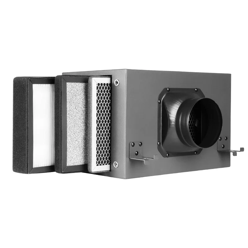 3-Layer Purification Filter Box – HEPA & Carbon Filter for Ventilation Systems