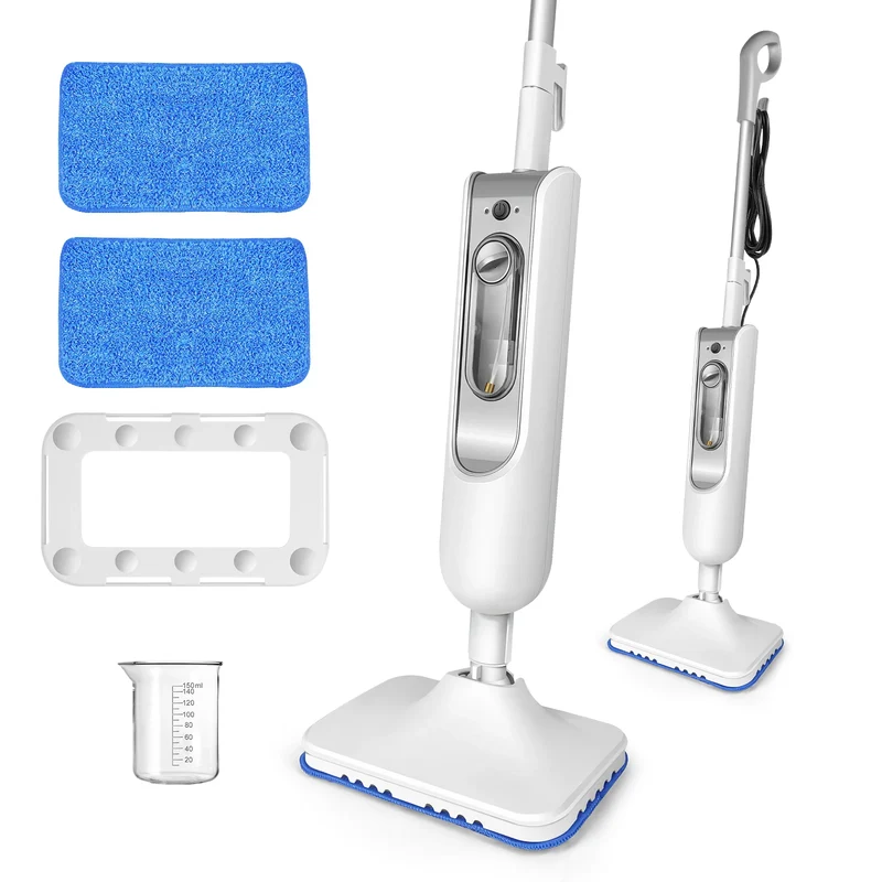 Steam Mop & Detachable Steam Cleaner 1500W – Kills 99.9% Bacteria, Carpet & Floor, 400ml