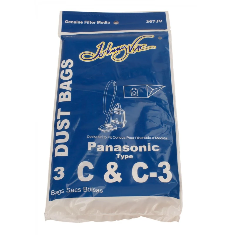 Sacs Panasonic Type C et C-3 – Paquet de 3
